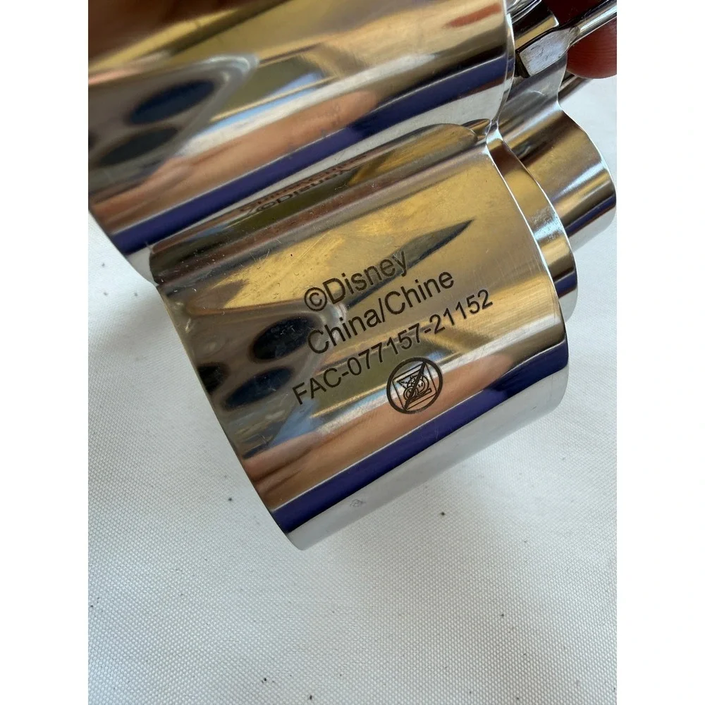 Disney Mickey Mouse Stainless Steel Nesting Cookie‎ Cutter Set 3 Piece Silver